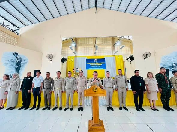 ร่วมประชุมประจำเดือน หัวหน้าส่วนราชการ กำนัน ผู้ใหญ่บ้าน ประจำเดือนสิงหาคม 2569