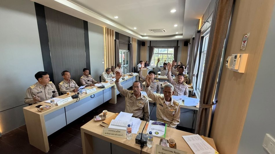 ประชุมสภาเทศบาลตำบลทุ่งหว้า สมัยสามัญ สมัยที่ ๓ ครั้งที่ ๑ ประจำปี ๒๕๖๙ ณ ห้องประชุมสภาเทศบาลตำบลทุ่งหว้า
